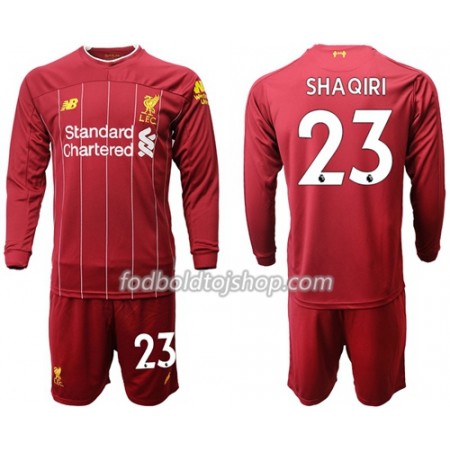 Liverpool Shaqiri 23 Børn Hjemme Fodboldsæt 2019-20 L/S (+ Korte bukser)